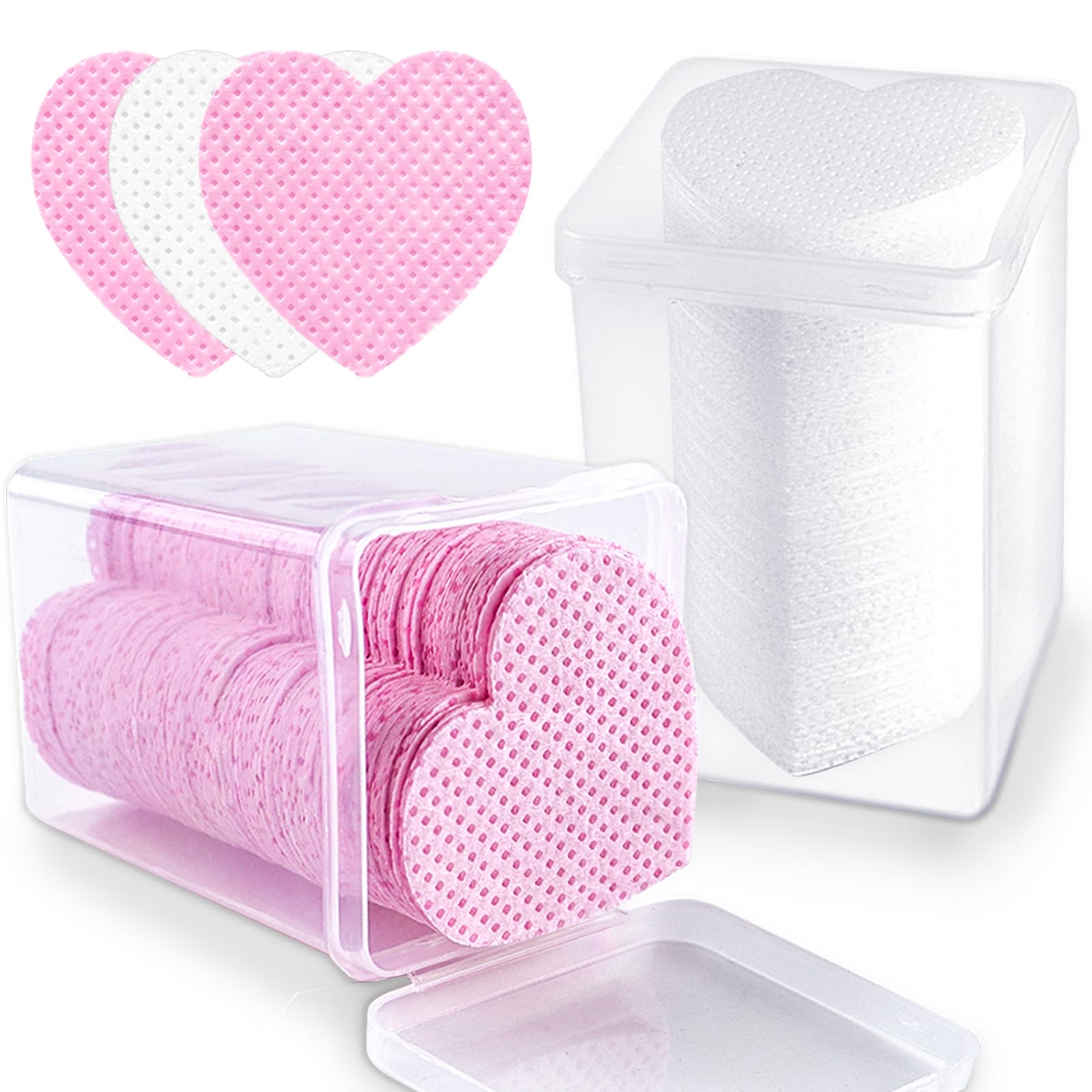 400Pcs Lint Free Nail Wipes,Nail Polish Remover Wipes,Eyelash Extension Glue Wipes,Nail Polish Remover Pads,Nail Supplies,for Lash Extension Supplies,