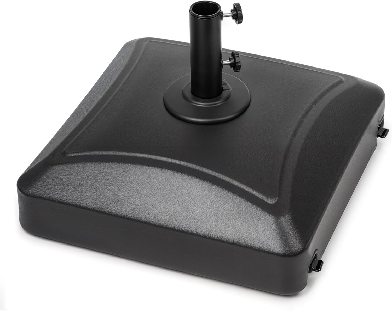 iPower 50lbs Outdoor Fillable Umbrella Base Capacity Heavy Duty Umbrella Durable Holder Stand for Outdoor Lawn, Patio, Deck, Poolside, Black
