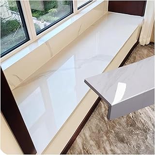 Window Sill Protector, Ledge Guard Protectors, White Windowsill Remodel Cover for Home Decor, Widening Windowsills Cill Bay for Wooden Windows(180x20cm (70 7/8" X7 7/8"))