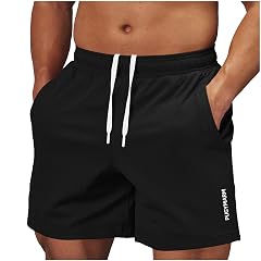 Mens Athletic Running Shorts Summer Casual Gym Workout Sports Tennis Shorts Lightweight Quick Dry Beach Short Pants