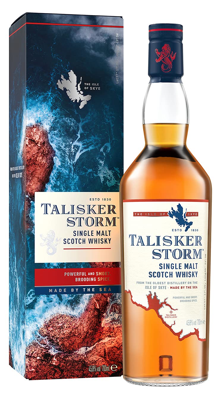 Talisker Storm Single Malt Scotch Whisky con Astuccio - 700 ml