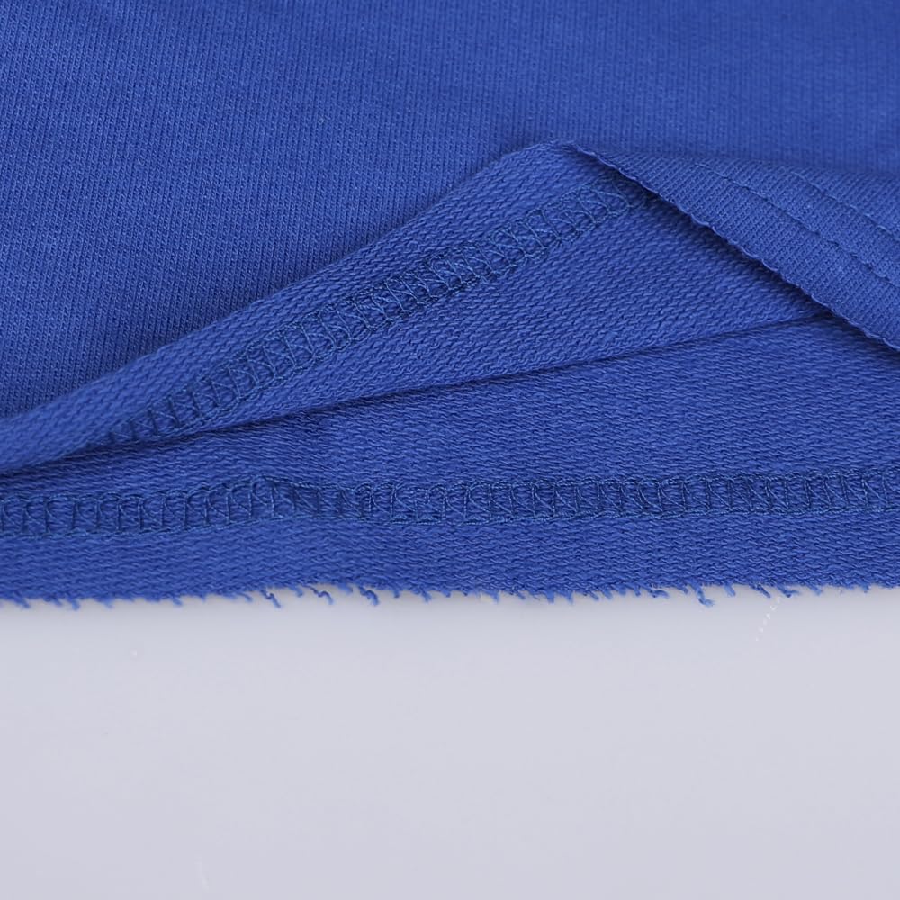 Men's Gym Sport Bodybuilding Workout Casual Shorts with Pockets 3 inch Inseam Raw Hem Terry Cotton - Image 6