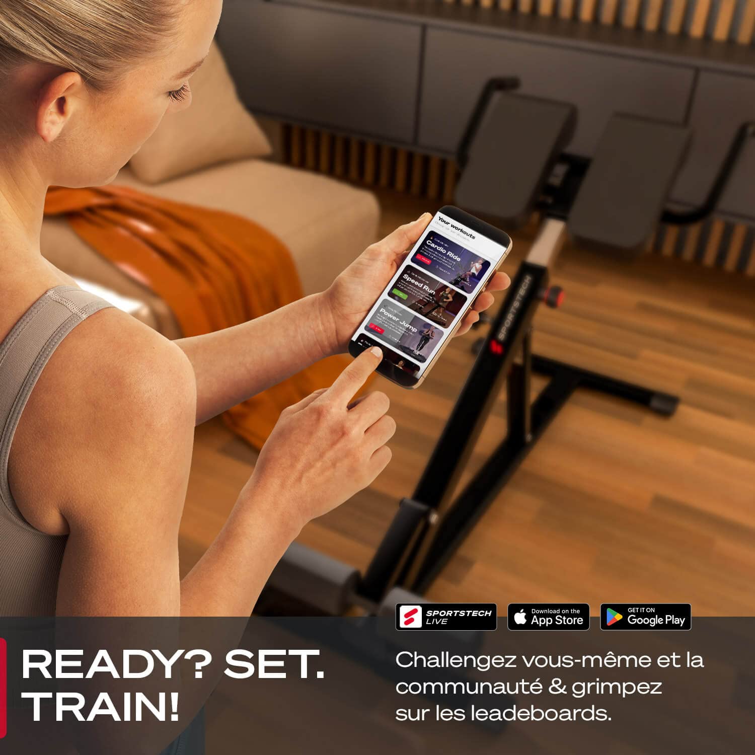 Sportstech BRT150 Entrenador de espalda y abdomen 6 en 1; ergonómico y ajustable; sistema único de bloqueo y fácil de plegar, diseño antideslizante, banco de pesas + fijación de piernas adaptable