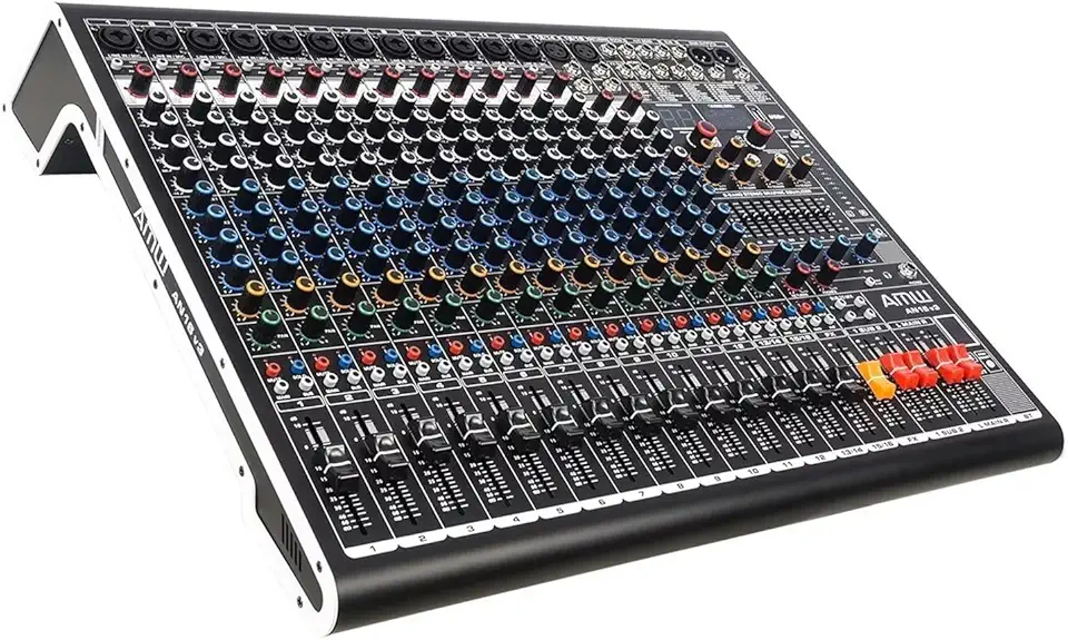 Mesa De Som Amw Custom An16 Dsp 16 Canais 4 Aux Efeitos Rec