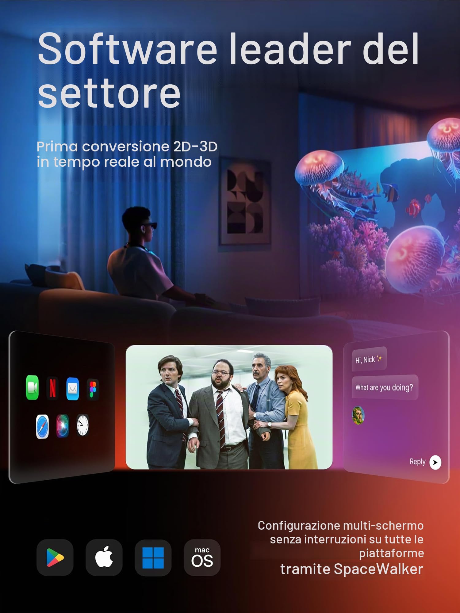 VITURE The Winning Combo — Occhiali XR Luma X 8Bitdo Ultimate Mobile Gaming Controller, Primo Al Mondo, Supporta XR & Giochi Pro Android, Vinci Ovunque