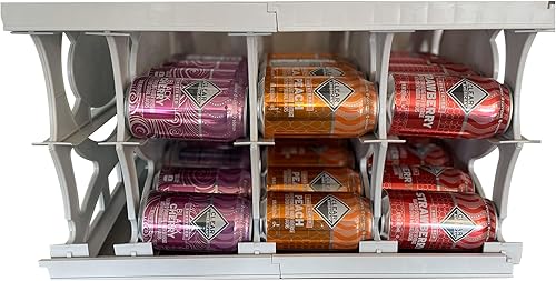 Miniatura 4 de Shelf Reliance Alimento compacto de despensa Cansolidator con sistema de rotación, ensamblaje entrelazado y paneles ajustables con capacidad para