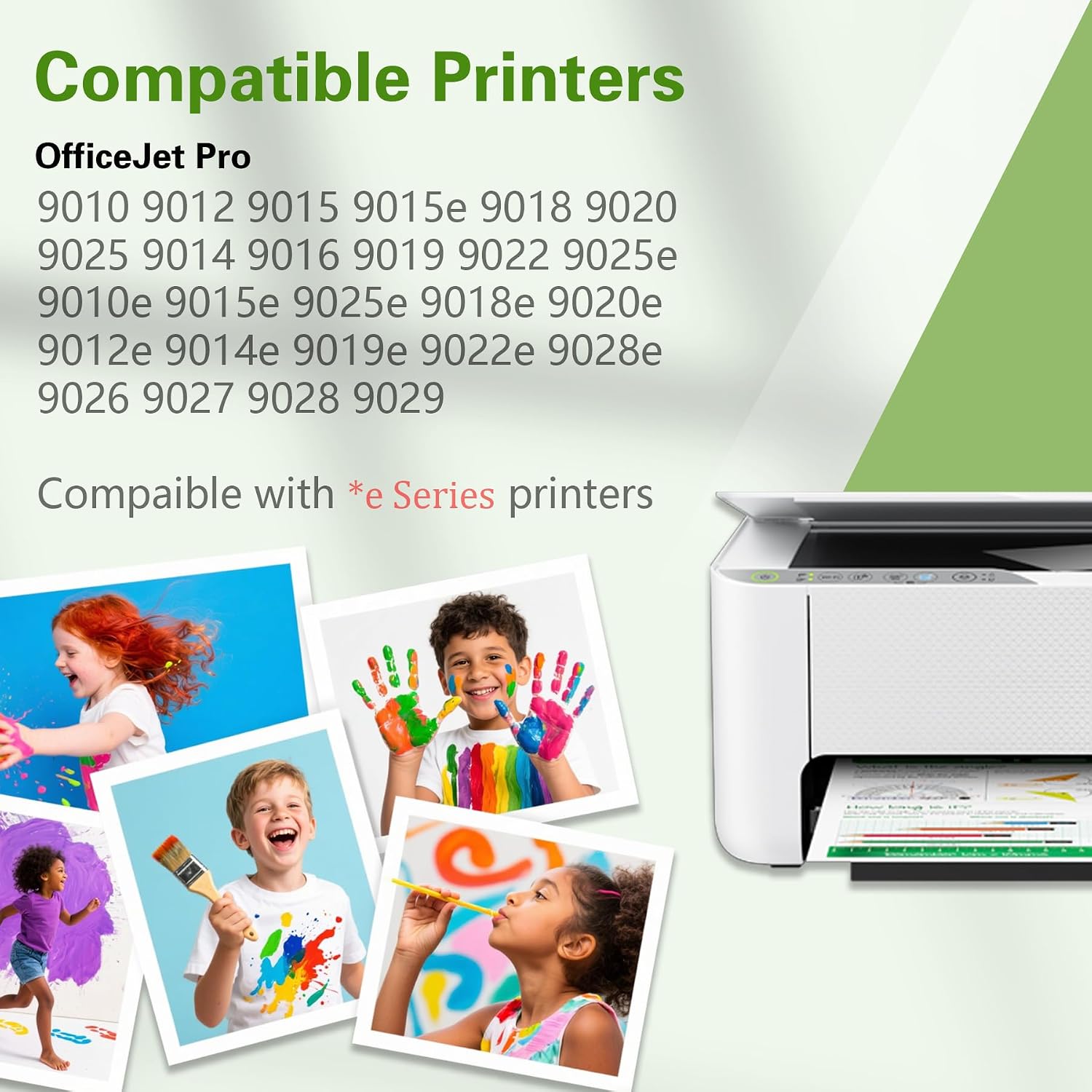 Upgraded Chip 962XL Ink Cartridges 4 Combo Pack | Replacement for HP 962XL Ink, Compatible with Officejet Pro 9010 9012e 9015 9015e 9018e 9020 9025 9025e Printer, Home & Office Daily Use image 2