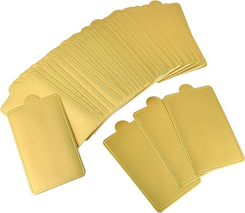 Miniatura 4 de 200 piezas de cartón rectangular, base de magdalena de mousse, platos de papel para postre de tartas para fiestas, bodas, catering, restaurante,