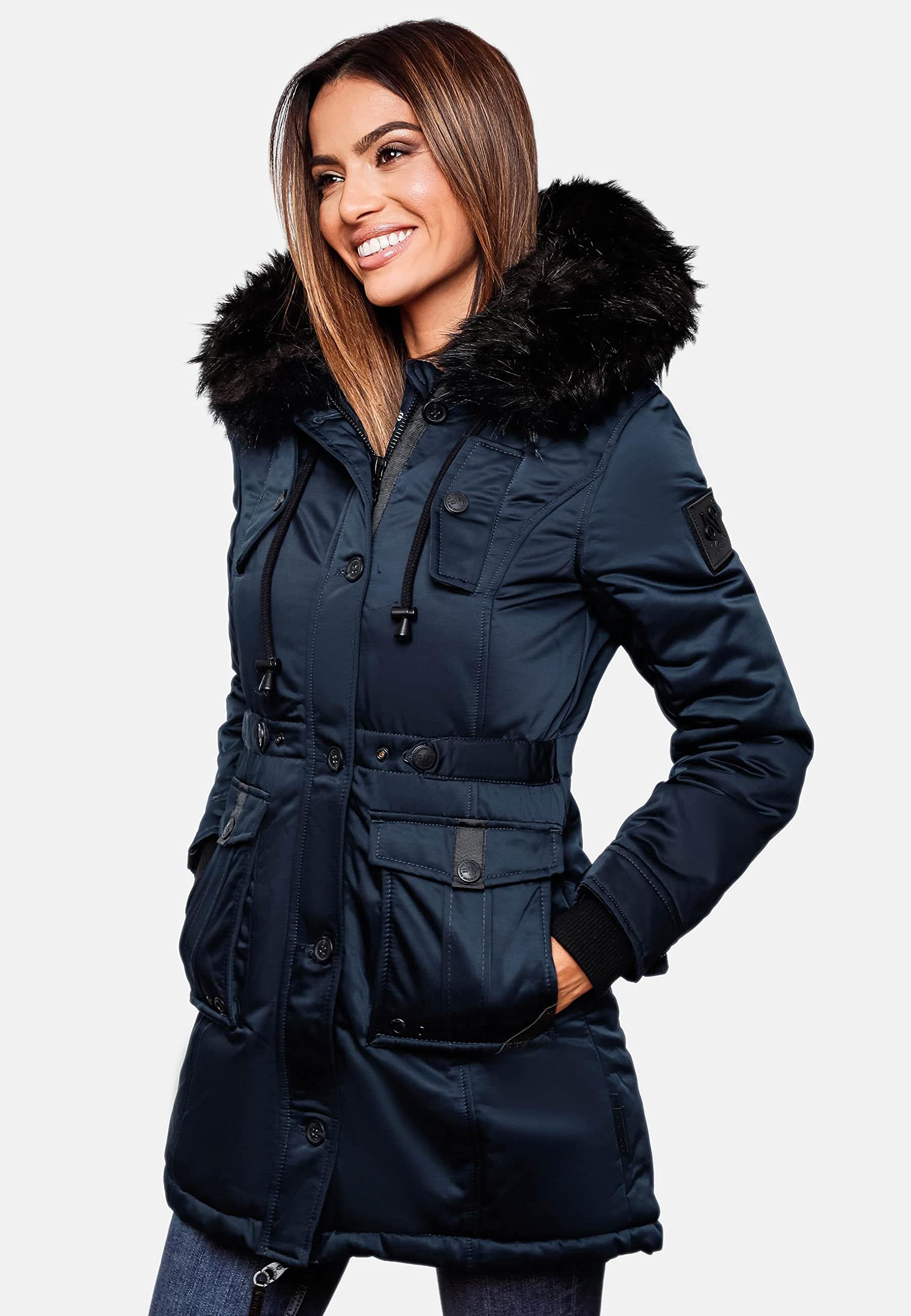 Navahoo Parka cálida de invierno con capucha Luluna Prc XS-XXL