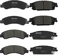 Vista 70 de Juego de pastillas de freno delanteras y traseras de 4 ruedas de repuesto de pastillas de freno de disco de cerámica para Nissan Pathfinder