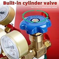 Vista 9 de Oxy - Kit de antorcha de acetileno con tanques, juego de soplete de corte de soldadura de soldadura portátil, reguladores de tanque de acetileno