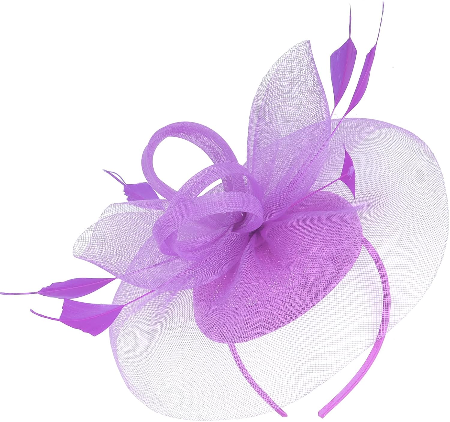 Fascinator Hats for Women Tea Party Hats and Gloves Pearl Jewelry Set Derby Hat for Cocktail Wedding - Image 2