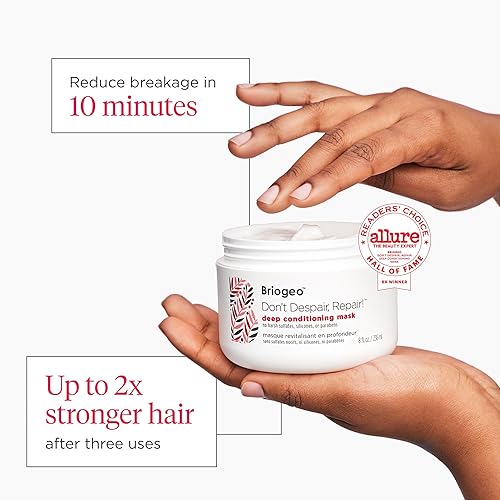 Miniatura 7 de Briogeo No te desesperes, repares! Kit de reparación de cabello para restablecer el cabello, repara cabello seco, dañado o teñido con color, vegano,