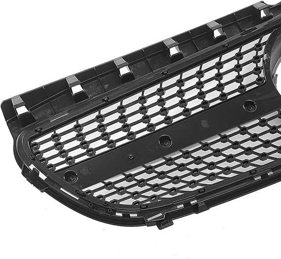 Compatible Mercedes-Benz B-Class W246 B200 2015-2017 Front Grille Grill Silver With Emblem