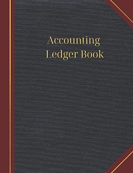 Accounting Ledger Book Standard Size with 124 pages for Bookkeeping