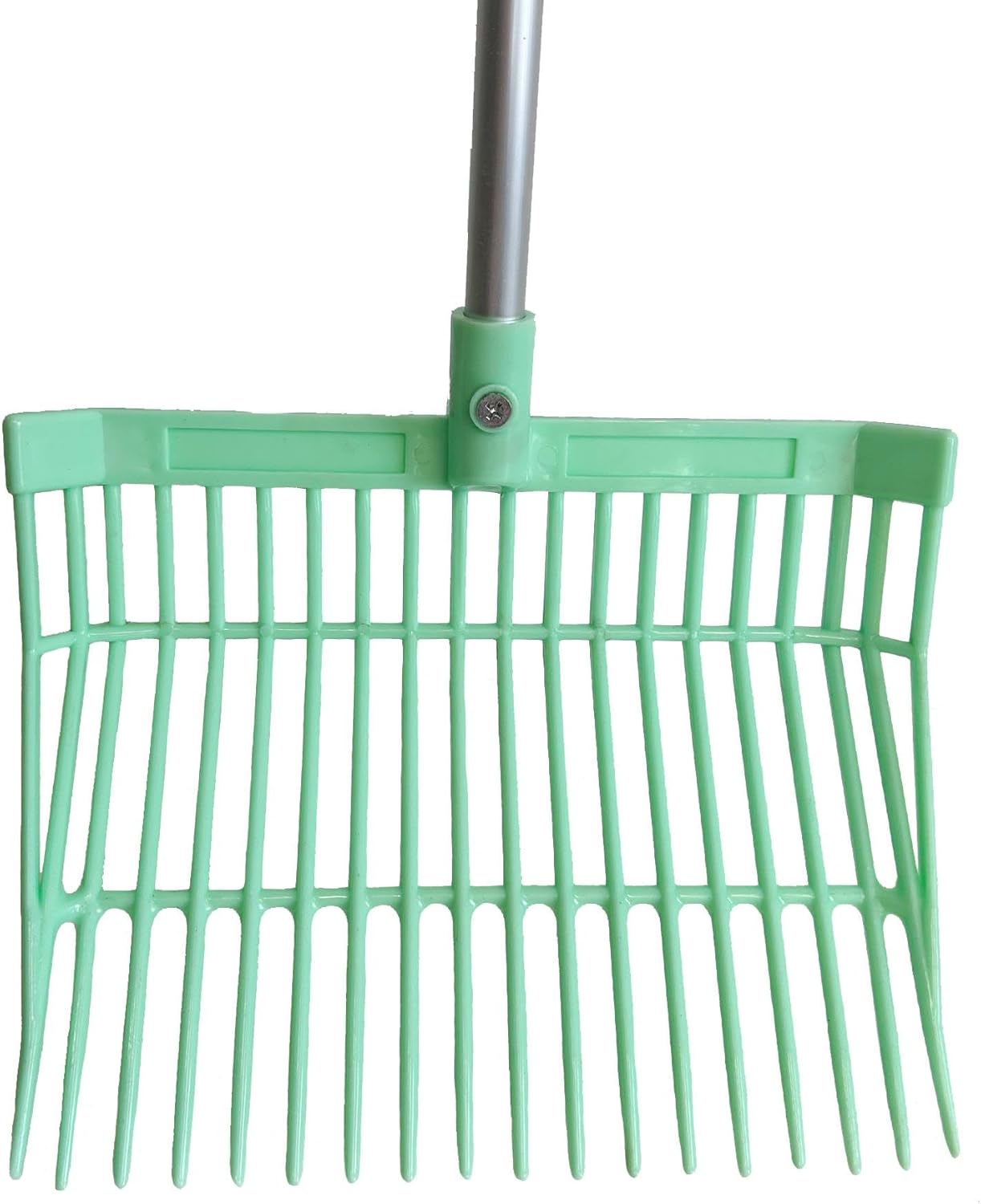 Quality Aluminium Green ABS Bedding & Shaving Fork Equestrian Tack Room