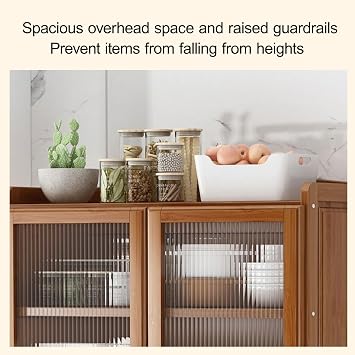 Kitchen Rack, Large Range Compatible, Itype Kitchen Storage, Side Board Holder, Cabinet with Drawer, Space Saving Kitchen Storage, Slim, Compact, Living Alone Yellow