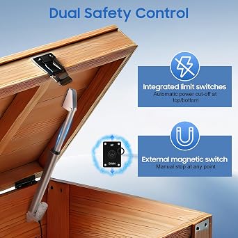 330LBS/1500N Linear Actuator, 100/150/200/250/300/350/450 mm DC 12V Electric Actuator 10mm/s Stroke IP65 with Brackets & Manual Controller for DIY, Window, Recliners, Beds, Doors, Industrial