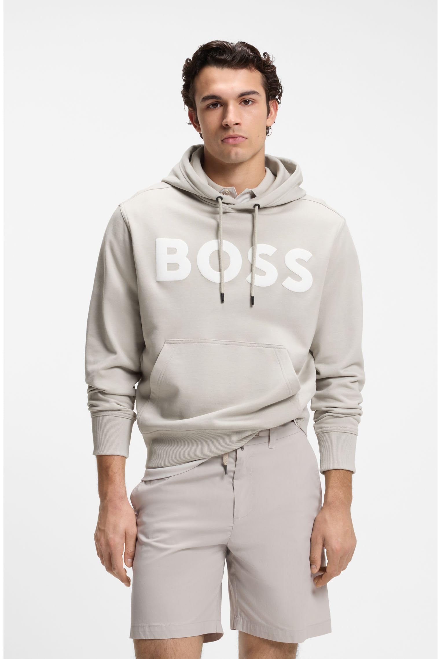 Boss Webasic_Hood 10244192 01 Sudadera Hombre (Pack de 1)