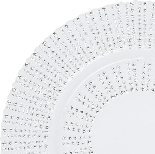 Miniatura 8 de Platos de carga de vidrio transparente de 13 pulgadas, placa de servicio para el hogar y hotel profesional de calidad de hotel, restauración,