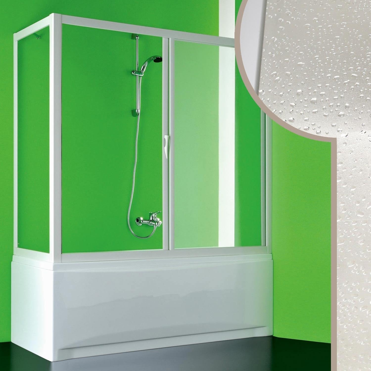 Box Doccia Sopravasca 70x170 CM in Acrilico mod. Plutone con apertura centrale