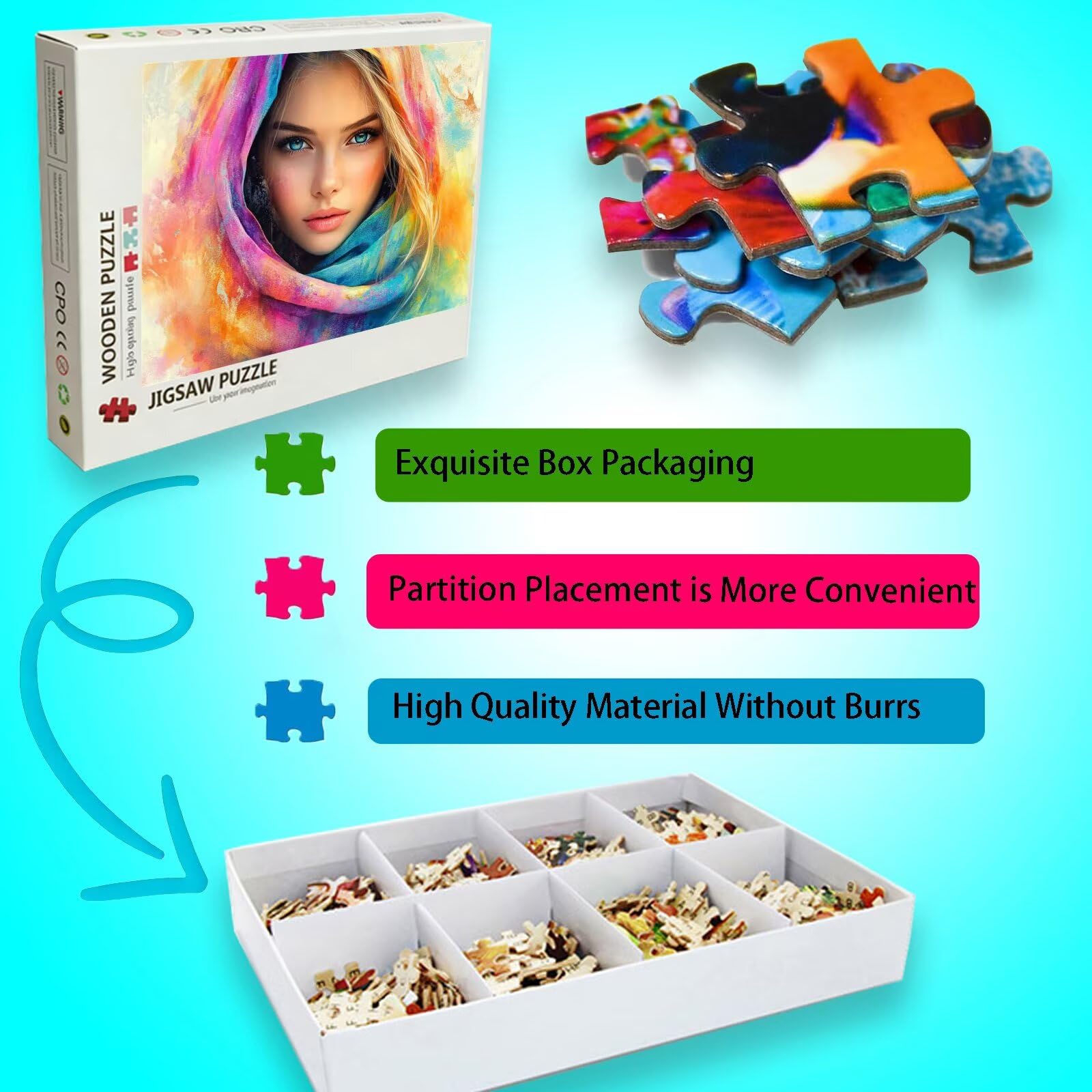 6000 puzzli dla dorosłych Dreamy – drewniane puzzle dla dorosłych – puzzle kosmetyczne 180 x 100 cm – gry dla dorosłych – dodatkowe zabawne wyzwania – kreatywne prezenty dla mężczyzn i kobiet 8p-615