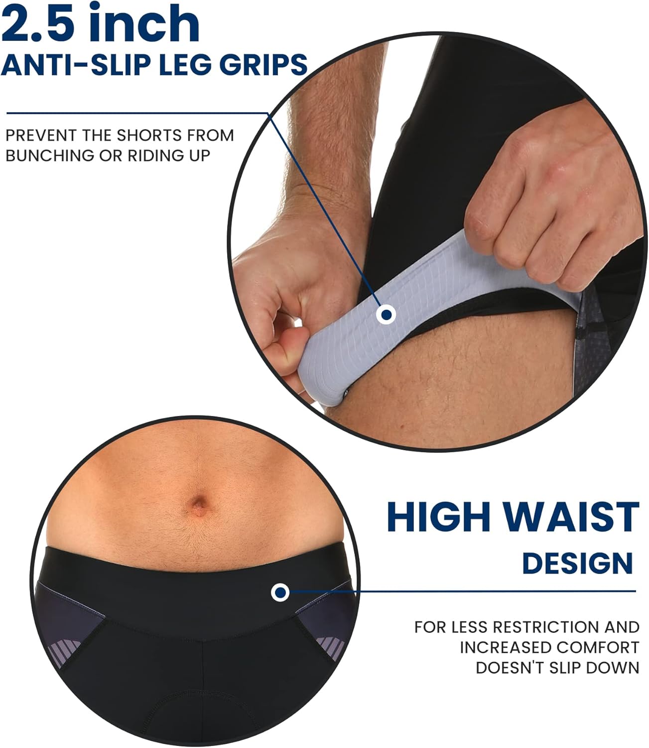 Padded Cycling Shorts Men's Cycling Underwear with 3D Padding Biking Bicycle Shorts Shock Absorb Comfortable Lightweight - Image 3