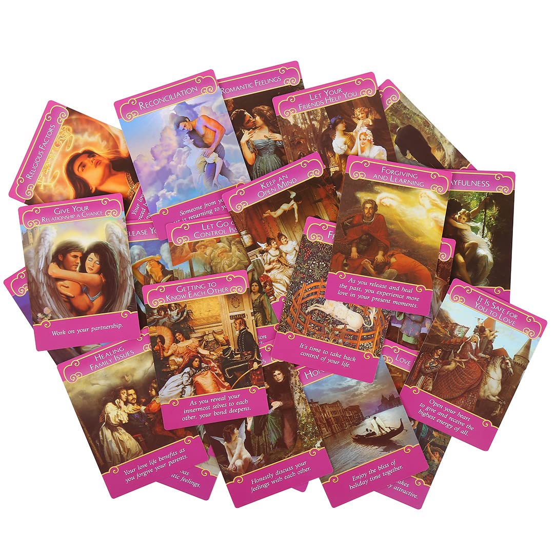 Mazo De Tarot Romantic Comienza – 80 Cartas De Amor, Almas Gemelas Y Llamas Gemelas Para Principiantes