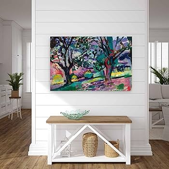 Amazon.co.jp: アンリ・マティスのオリーブの木ポスター 1906 年