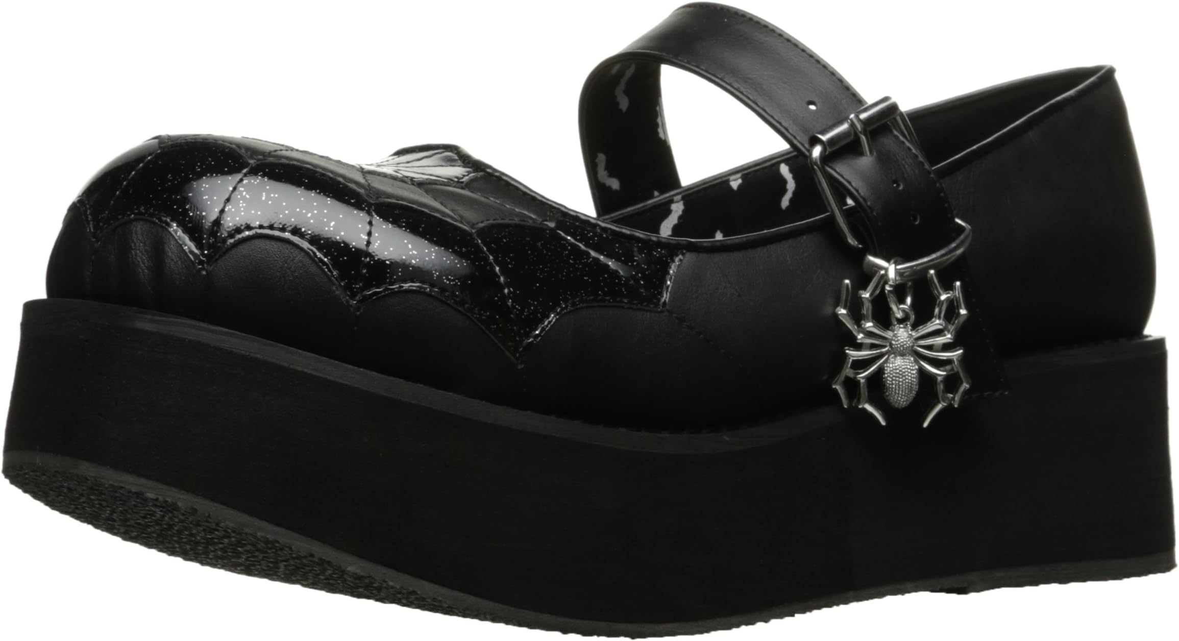 Demonia Women's Sprite-05 Platform Shoes, Black