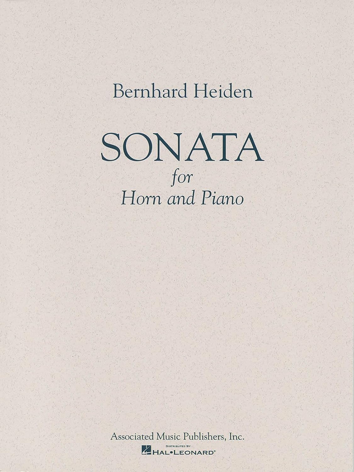Sonata: French Horn and Piano