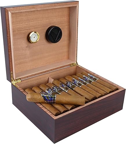 Miniatura 2 de Prestige Import Group, Humificador de cigarros de cabaña, Capacidad 20 a 50