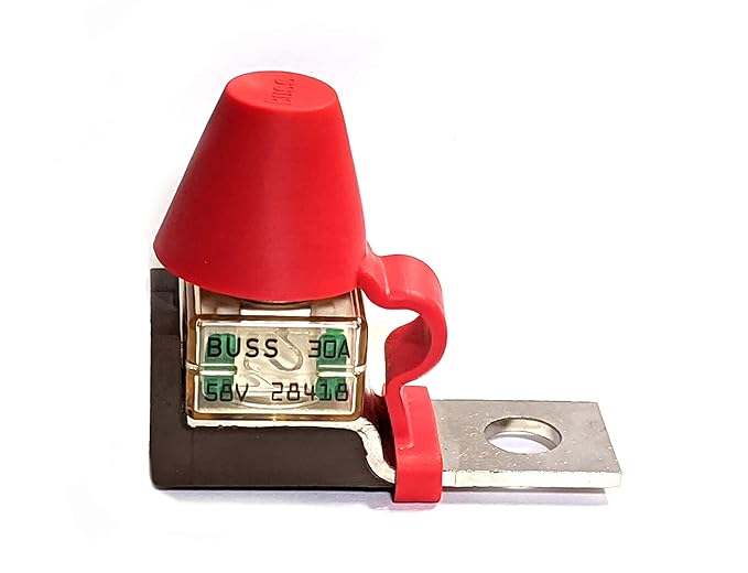 Bay Marine Supply 5188 Single MRBF Terminal Fuse Block Kit (Fuse