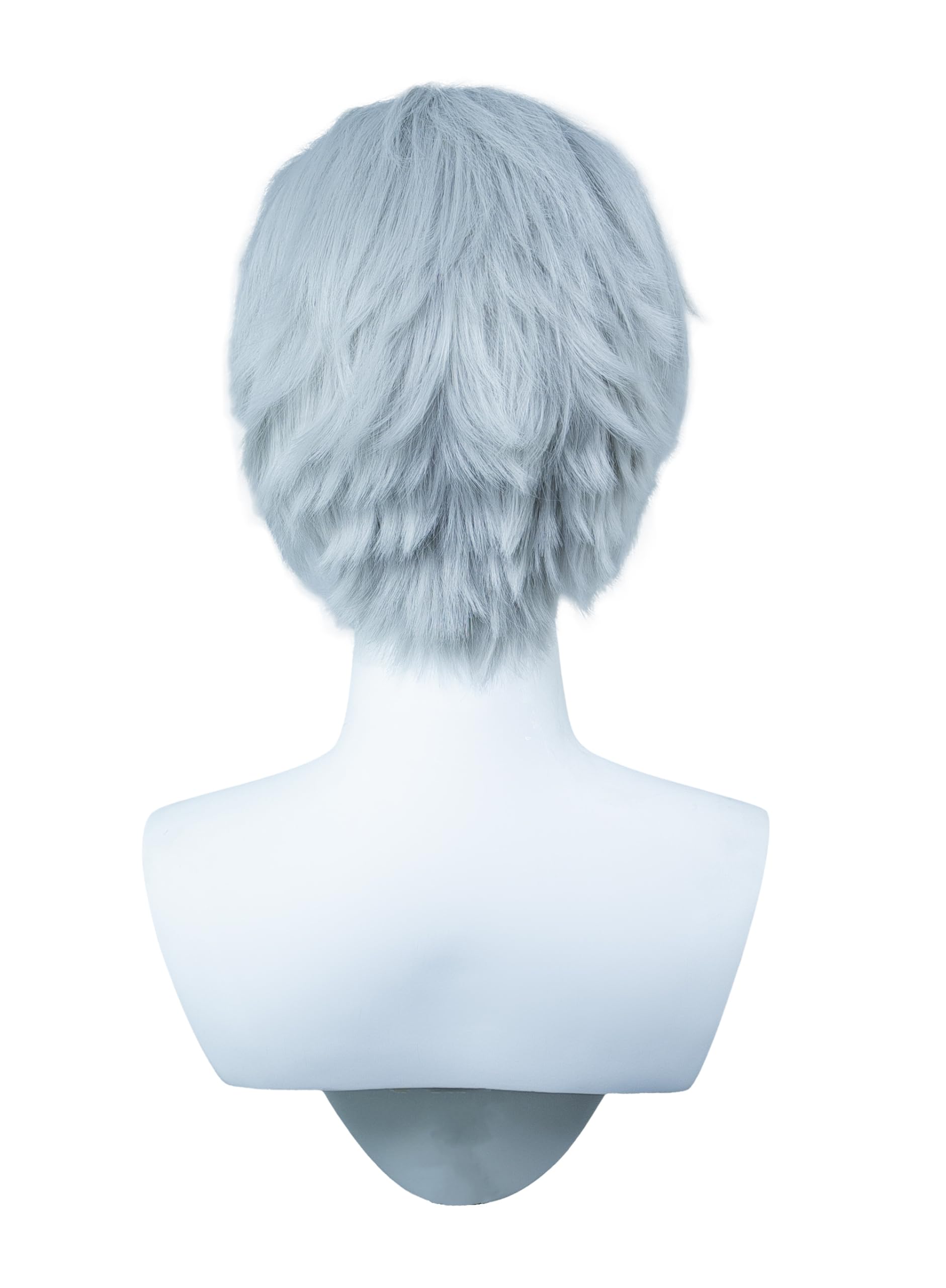 OSIAS Sylus Wig Short White Synthetic Heat Resistant Hair - Image 3