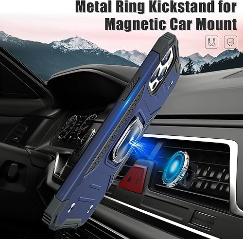 Miniatura 58 de JAME Funda para iPhone 12 Pro Max con protectores de pantalla, 2 unidades, protección contra caídas de grado militar, fundas protectoras