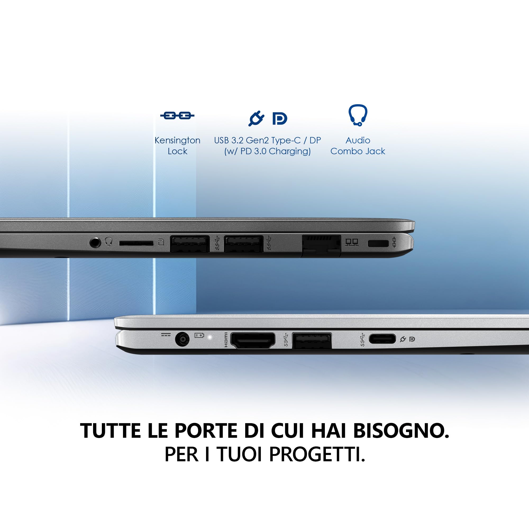 MSI Modern 15 F1MG-075IT, Notebook 15.6" FHD 60Hz, Intel Core i3-1315U, Intel Graphics, 512GB SSD PCIe4, RAM 8GB DDR4 8GB 3200MHz, WiFi 6E, Win 11 Home Layout e Garanzia ITA, Grigio