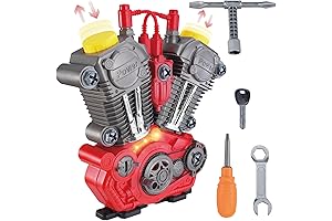 Kidtastic Engineering Toy Cars Building Toy Kit with Lights, Sounds & 20+...