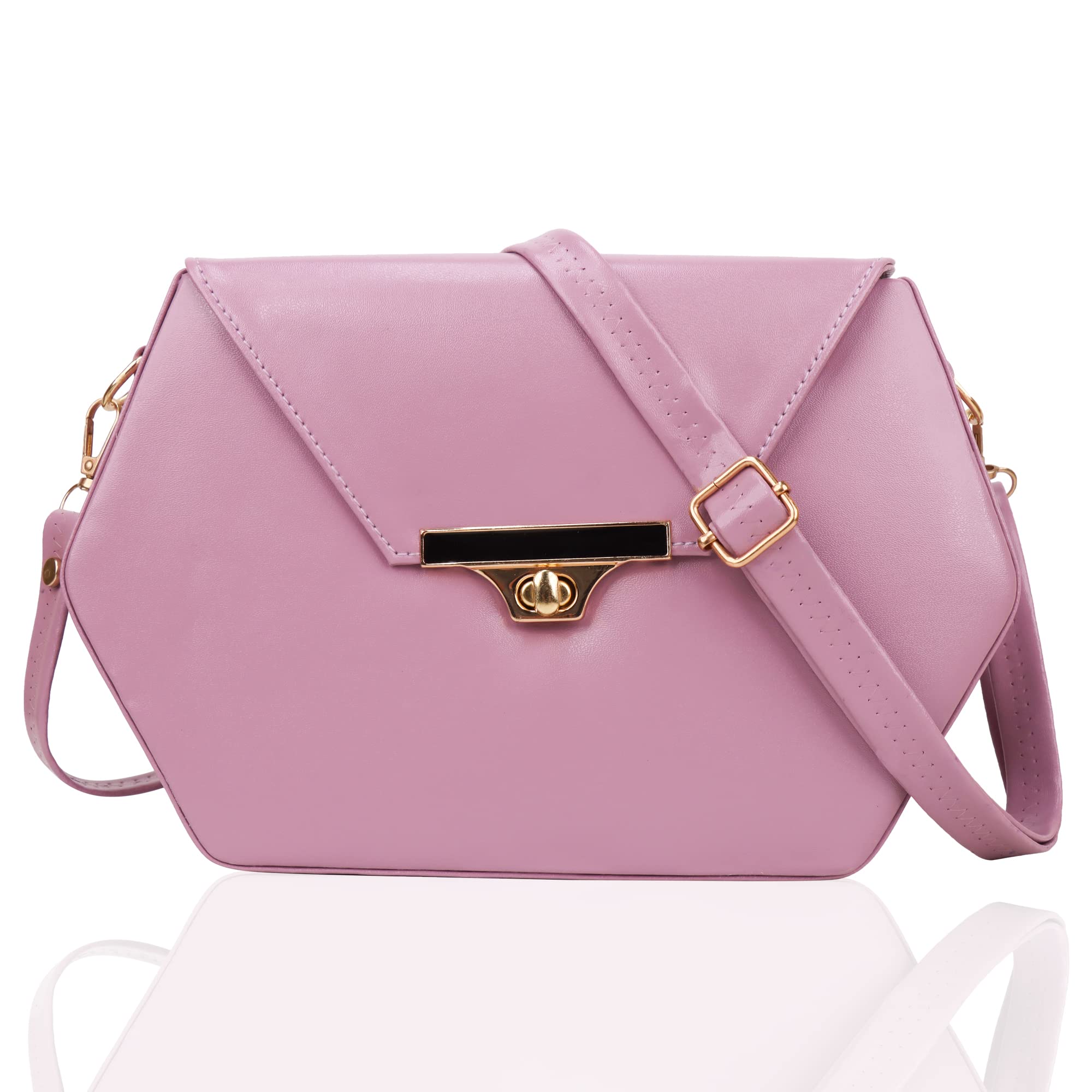 ALIZA Stylish Formal Casual Stylish Shoulder Crossbody sling bag for women and girls (PINK) (B0BD2QKY9F) Amazon Price History, Amazon Price Tracker