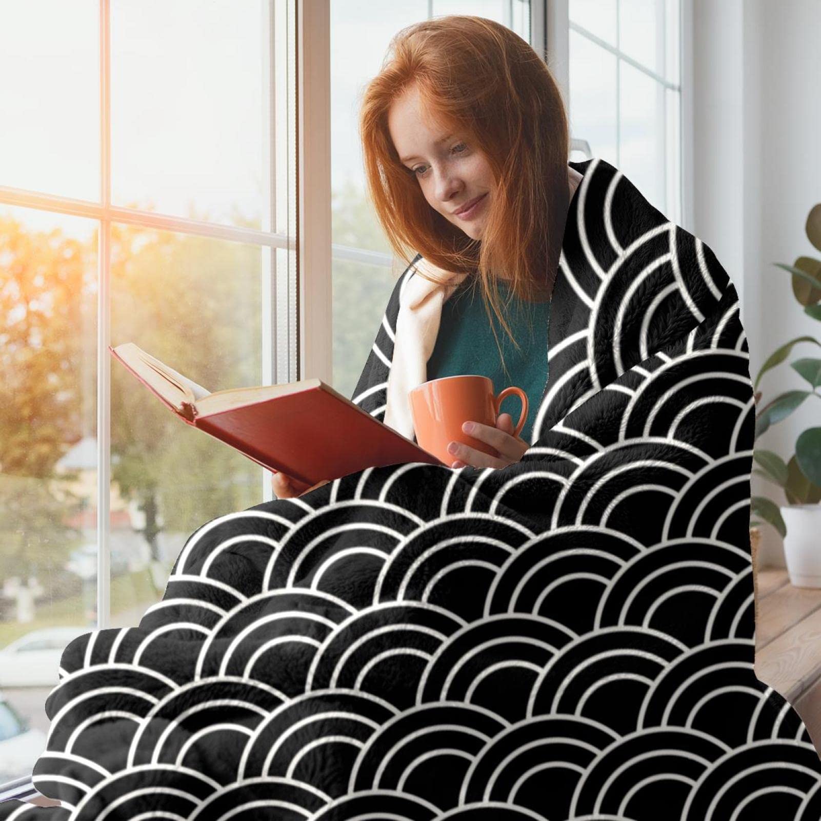 Superweiche Fleece-Decke, 147x203 Cm, Beidseitig Flauschig – Perfekt Für Sofa, Bett & Reisen, Maschinenwaschbar, Design „Pattern3“