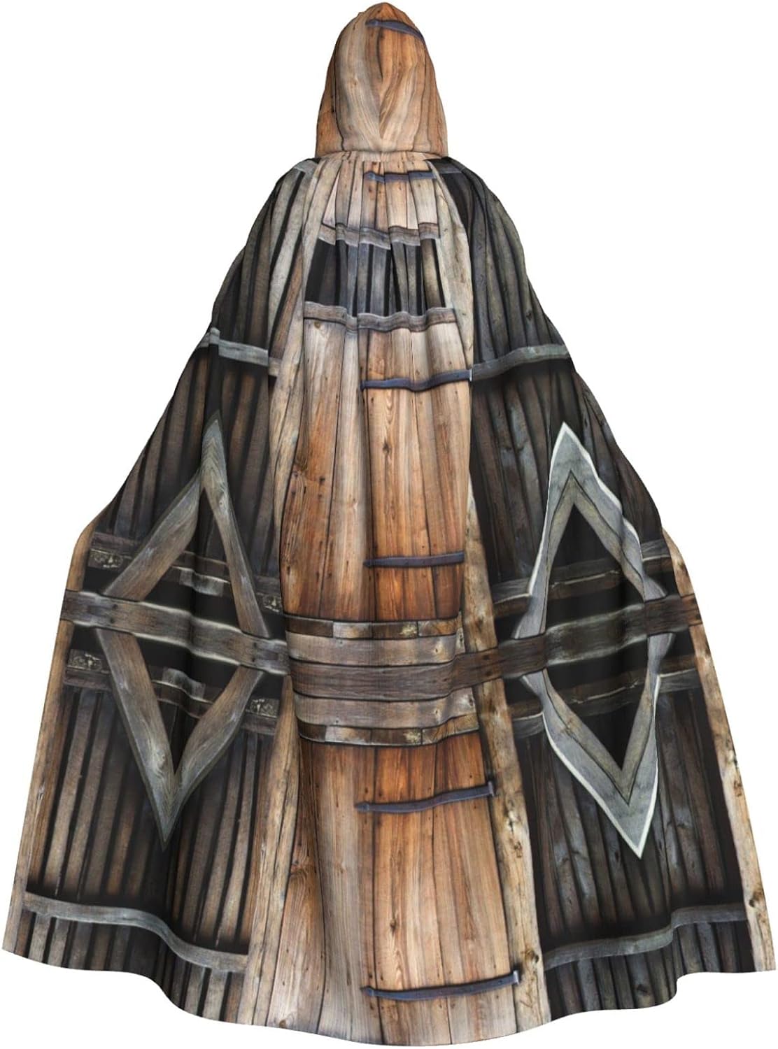 Cape Longue à Capuche Halloween - Pour Sorcière, Vampire, Gothique - Tissu Polyester-élasthanne - Unisexe