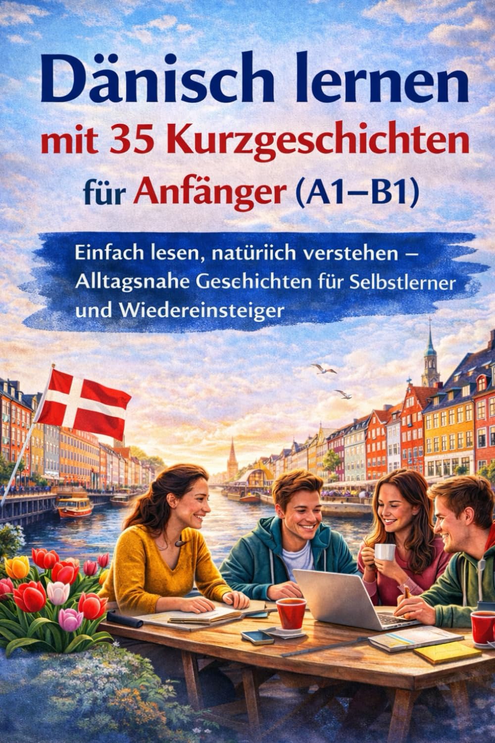 Dänisch lernen mit 35 Kurzgeschichten für Anfänger A1–B1: Einfach lesen, natürlich verstehen – Alltagsnahe Geschichten für Selbstlerner und Wiedereinsteiger