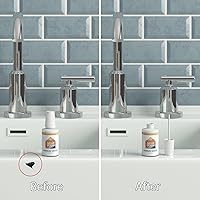 Vista 3 de Pintura para Retoque de Porcelana + Electrodomésticos, Blanco Nimbus, 20 ml, Alto Brillo, con Pincel en la Botella, para Fijaciones de Baño, Metal