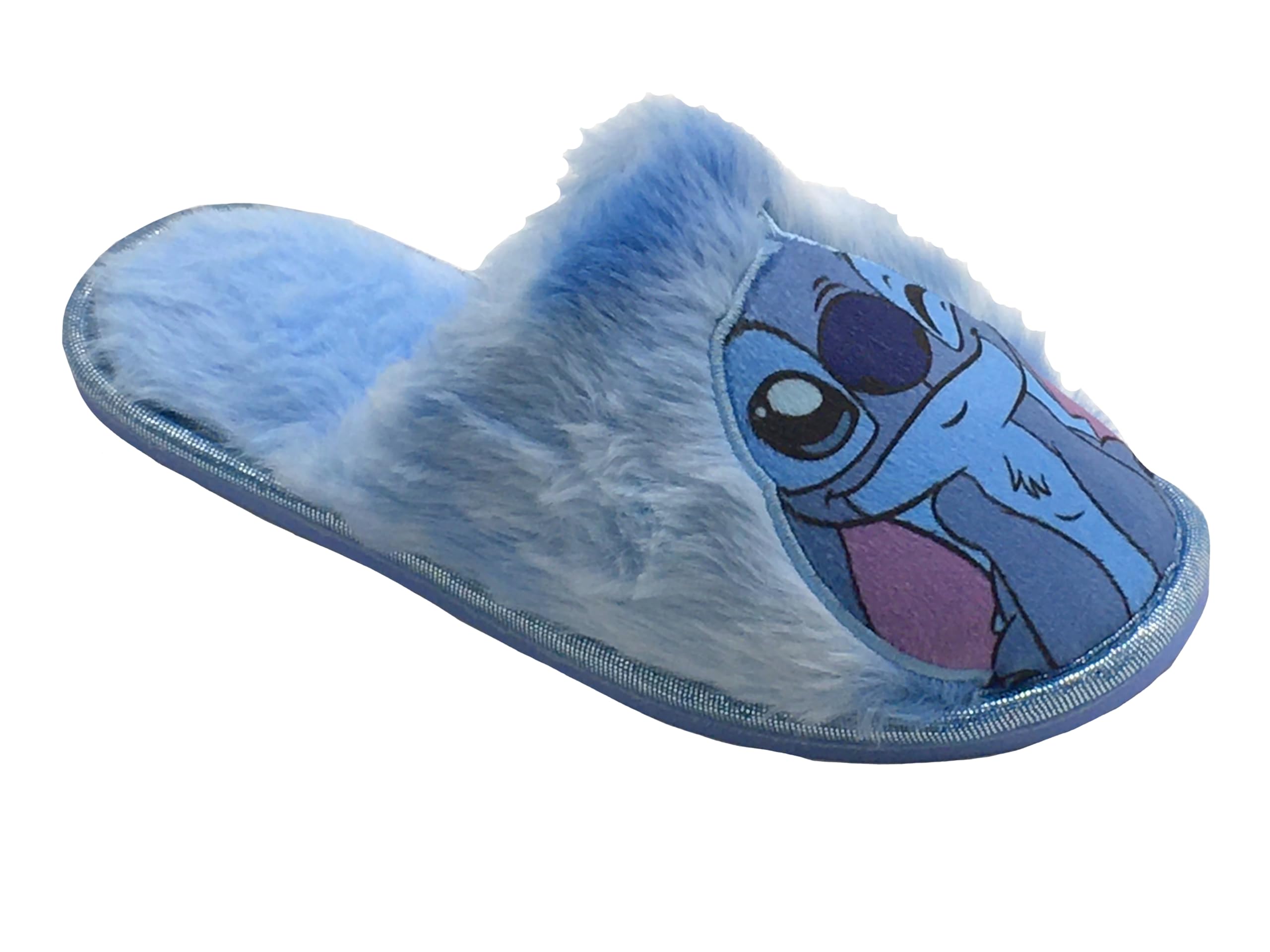 Disney Lilo & Stitch Mules faciles à enfiler pour fille, bleu, taille 12-6