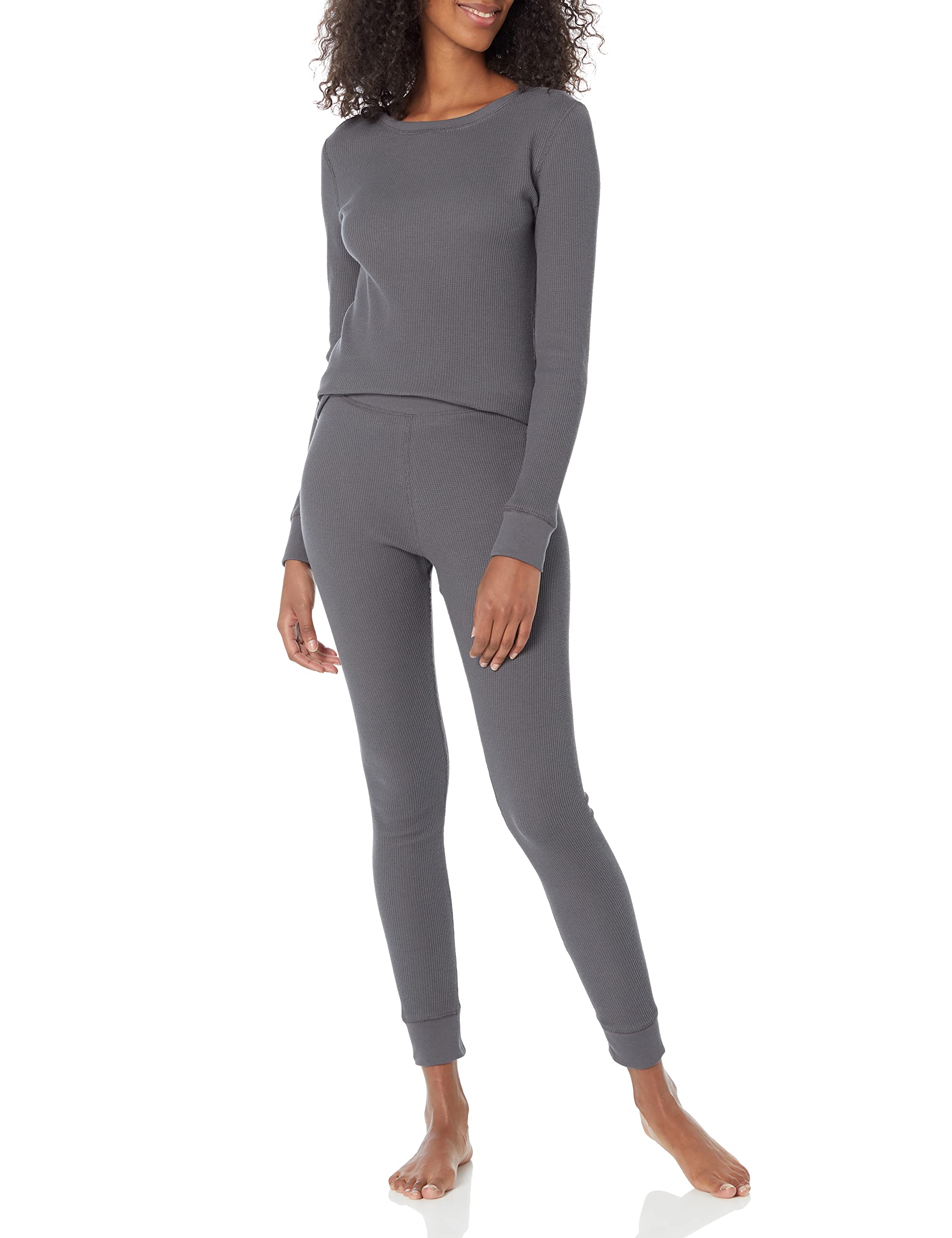 Amazon Essentials Women's Cotton Thermal Long Underwear Pajama Sets
