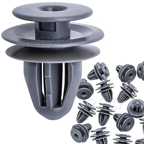 Rexka 30 Uds. Clip de retención para panel de moldura de puerta, nailon gris para Honda Acura 91560-SP0-003 Accord Civic CR-V Odyssey