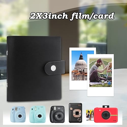 Miniatura 2 de Álbum de fotos pequeño de 52 bolsillos de 2 x 3 para película instantánea Fujifilm Instax Mini Series, Polaroid Snap, Z2300, cámaras instantáneas