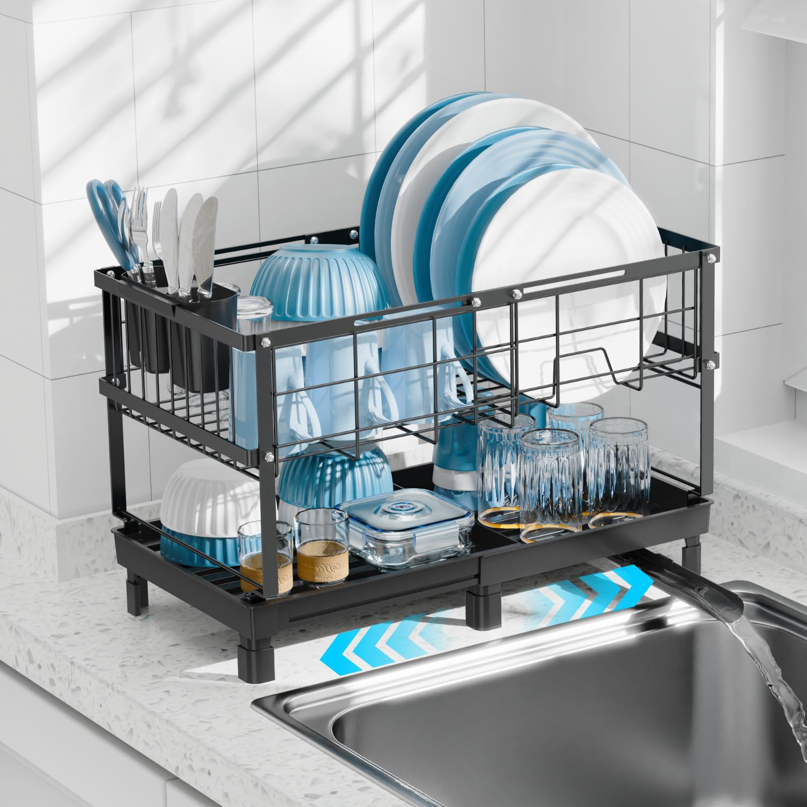 GSlife Large Dish Drying Rack