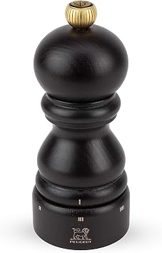 Peugeot Made in France - Paris u'Select Manual Pepper Mill -Adjustable Grinder - PEFC Certified Beechwood, 12 cm - 5 in. Chocolate