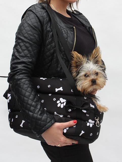 Elegante bolsa para perros y gatos, lavable