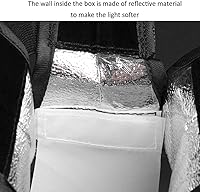 Vista 5 de Flash Softbox, 11.8x11.8 in plegable Speedlight Softbox difusor cubierta universal para para cámara réflex digital